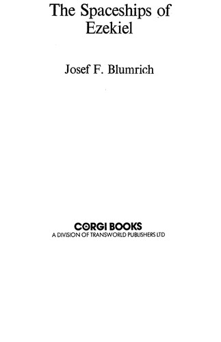 Preview for Blumrich, Joseph F “The Spaceships of Ezekiel”