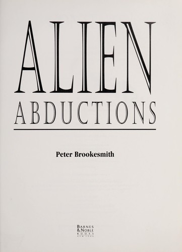 Preview for Brookesmith, Peter “Alien Abductions”