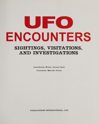 Preview for Clark, Jerome “UFO Encounters”